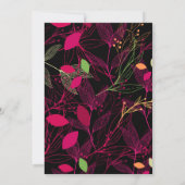 Indiase Trouw Uitnodiging Modern Levendig (Achterkant)