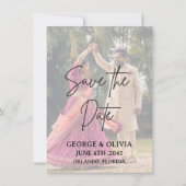 Indiase Trouwdag Save the Date Fotokaart (Voorkant)