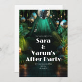 Indiase trouwfeest After Party uitnodiging Digital (Voorkant / Achterkant)