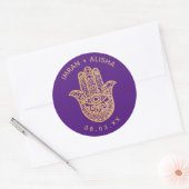 Indiase Trouwgoud Hamsa Henna Enveloppe Zegel (Envelop)