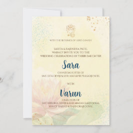 Indiase trouwkaart Digitale hindoeistische trouwka Kaart