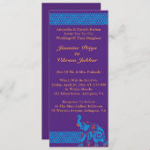 Indiase trouwkaart kaart (Voorkant / Achterkant)