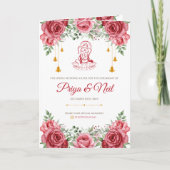 Indiase trouwroute & Hindoe trouwprogramma Programma (Voorkant)