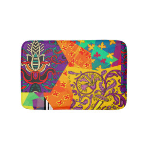 Indiase Turkse feestelijke patchwork Mandala Badmat