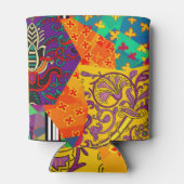 Indiase Turkse feestelijke patchwork Mandala Blikjeskoeler (Achterkant)