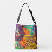 Indiase Turkse feestelijke patchwork Mandala Crossbody Tas (Achterkant)