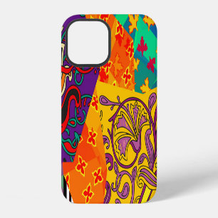 Indiase Turkse feestelijke patchwork Mandala iPhone 12 Hoesje