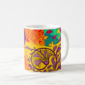 Indiase Turkse feestelijke patchwork Mandala Koffiemok (Voorkant rechts)