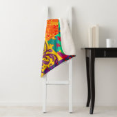 Indiase Turkse feestelijke patchwork Mandala Sherpa Deken (In situ)