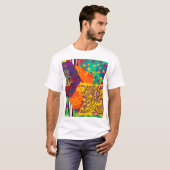 Indiase Turkse feestelijke patchwork Mandala T-shirt (Voorkant volledig)