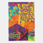 Indiase Turkse feestelijke patchwork Mandala Theedoek (Verticaal)