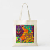 Indiase Turkse feestelijke patchwork Mandala Tote Bag (Achterkant)