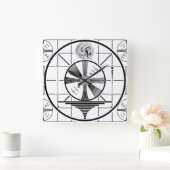 Indiase TV Test Patroon Klok (Huis)