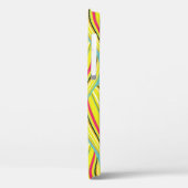 indiase veren naadloos patroon in geel b Case-Mate iPhone case (Achterkant / Links)