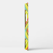 indiase veren naadloos patroon in geel b Case-Mate iPhone case (Achterkant / Rechts)