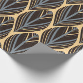 indiase veren naadloos patroon in zilver i cadeaupapier (Hoek)