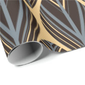 indiase veren naadloos patroon in zilver i cadeaupapier (Rol Hoek)