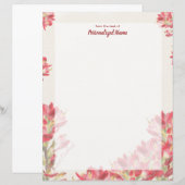 Indiase verfkwast gedempt ongevoerde papieren vel (Voorkant / Achterkant)