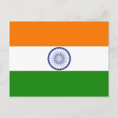 Indiase vlag briefkaart (Voorkant)