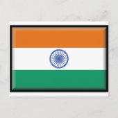 Indiase vlag briefkaart (Voorkant)
