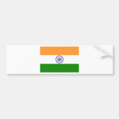 Indiase vlag bumpersticker (Voorkant)