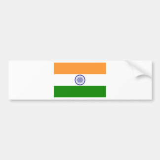 Indiase vlag bumpersticker