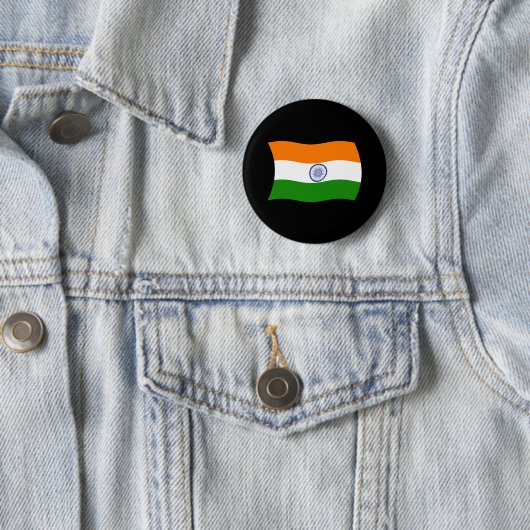 Indiase vlag Button (In situ)