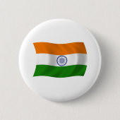 Indiase vlag Button (Voorkant)