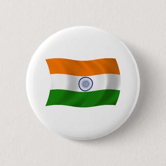 Indiase vlag Button (Voorkant)