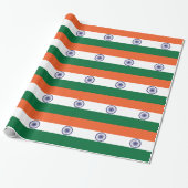Indiase vlag cadeaupapier (Uitgerold)
