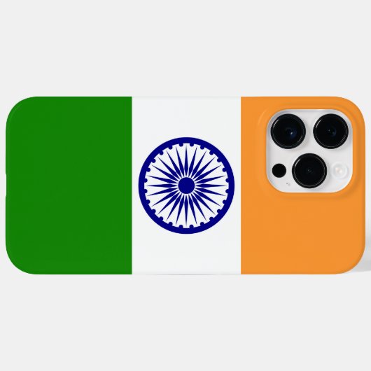 Indiase vlag Case-Mate iPhone case (Achterkant (horizontaal))