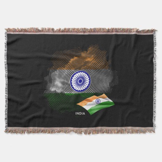 Indiase vlag deken (Voorkant)