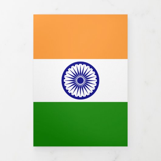 Indiase vlag drieluik kaart (Cover)