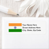 Indiase vlag etiket (Insitu)