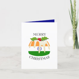 INDIASE VLAG | feestelijke pudding | Christmas Feestdagen Kaart