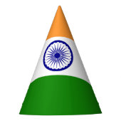 Indiase vlag feesthoedjes (Voorkant)