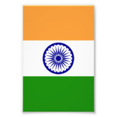 Indiase vlag foto afdruk (Voorkant)