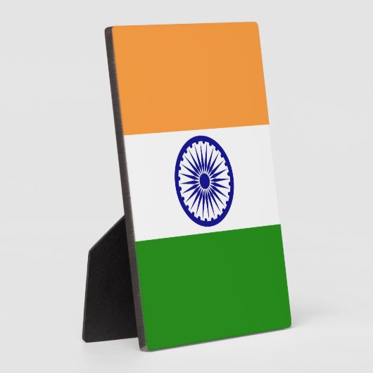 Indiase vlag fotoplaat (Zijkant)