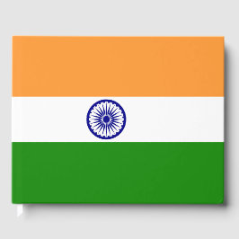 Indiase vlag gastenboek