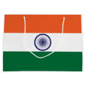 Indiase vlag groot cadeauzakje (Voorkant)