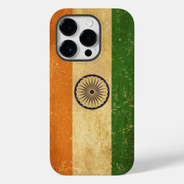 Indiase vlag Grunge Case-Mate iPhone 14 Pro Hoesje
