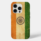 Indiase vlag  Grunge Case-Mate iPhone Case (Achterkant)