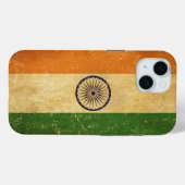 Indiase vlag Grunge Case-Mate iPhone Case (Achterkant (horizontaal))