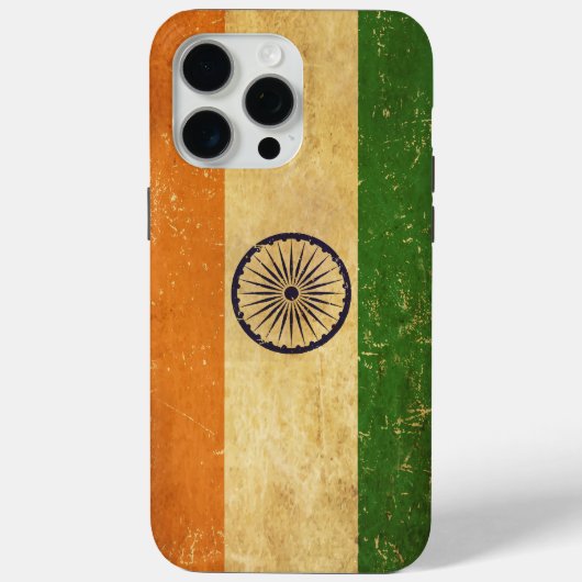 Indiase vlag Grunge Case-Mate iPhone Case (Achterkant)