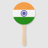 Indiase vlag handwaaier (Achterkant)