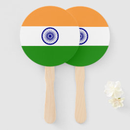 Indiase vlag handwaaier