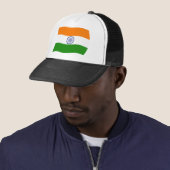 Indiase vlag hoed trucker pet (In situ)