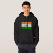 Indiase vlag hoodie (Voorkant volledig)