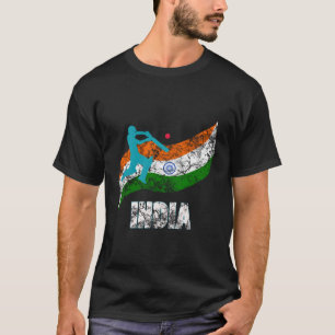 Indiase vlag Indisch cricket T-shirt