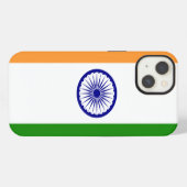 Indiase vlag iPhone hoesje (Achterkant horizontaal)